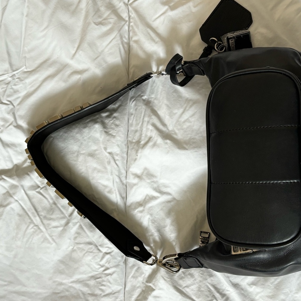 Steve Madden Black Quilted Bag - Picture 9 of 9